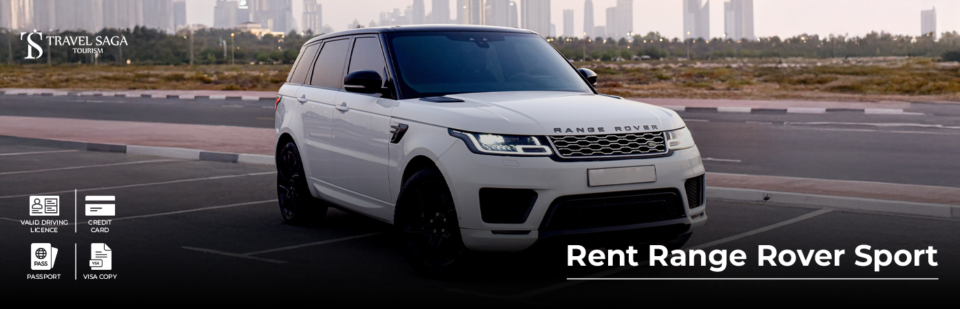 Rent a Range Rover Sport BT Banner by Travel Saga Tourism