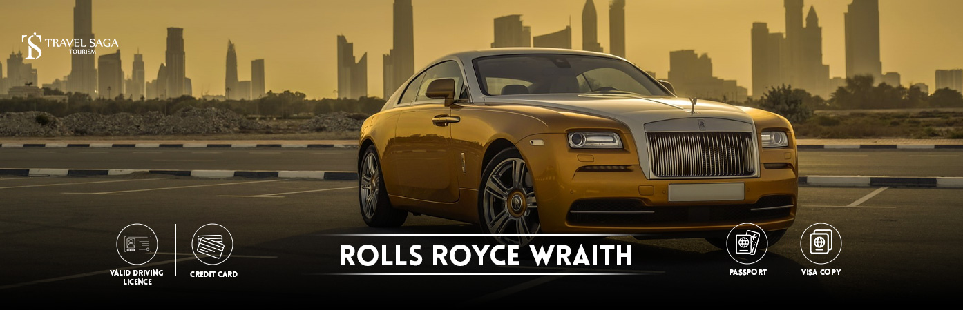 rolls royce wraith for rent | rolls royce wraith rental BT Banner by Travel Saga Tourism