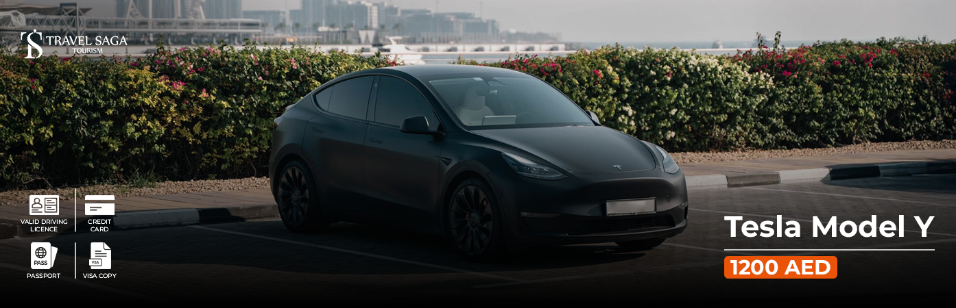 Tesla Model Y BT Banner by Travel Saga Tourism