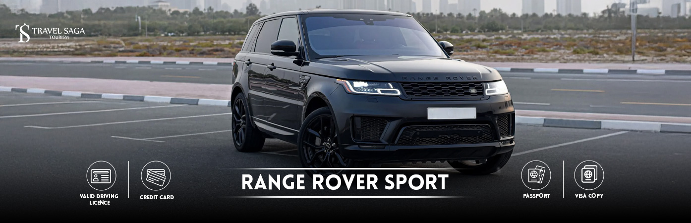 Rent Range Rover Sport | Range Rover Sport for rent BT Banner by Travel Saga Tourism