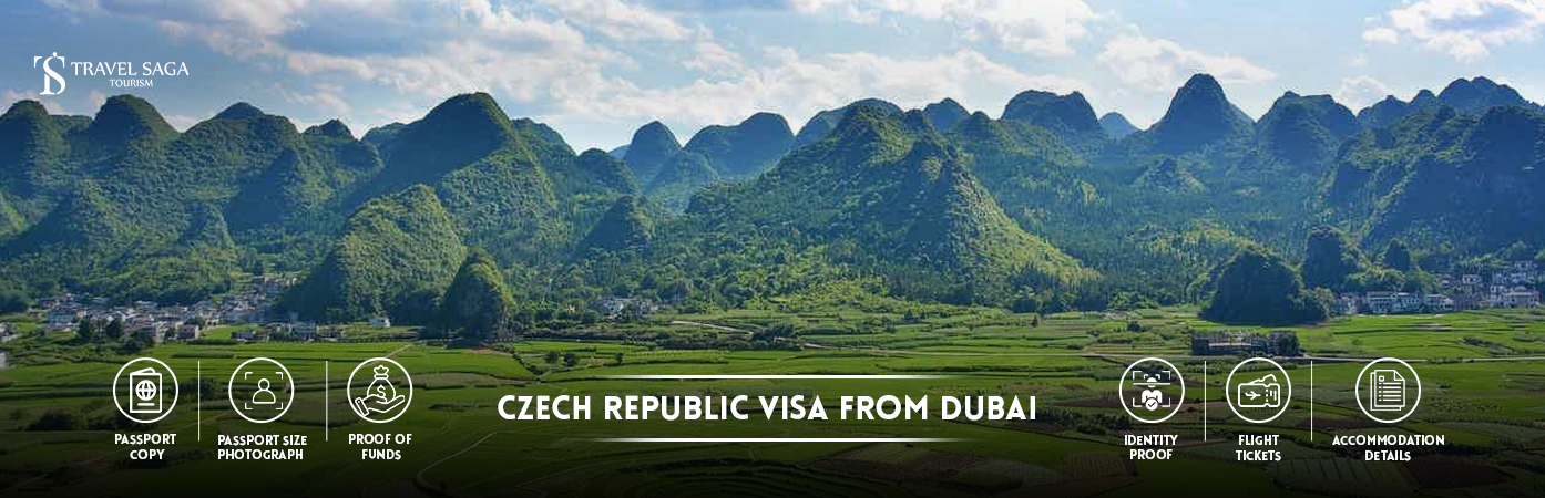Czech Republic Visa from Dubai | Czech Republic tourist visa BT Banner by Travel Saga Tourism