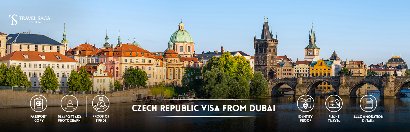 Czech Republic Visa from Dubai | Czech Republic visit visa BT Banner by Travel Saga Tourism