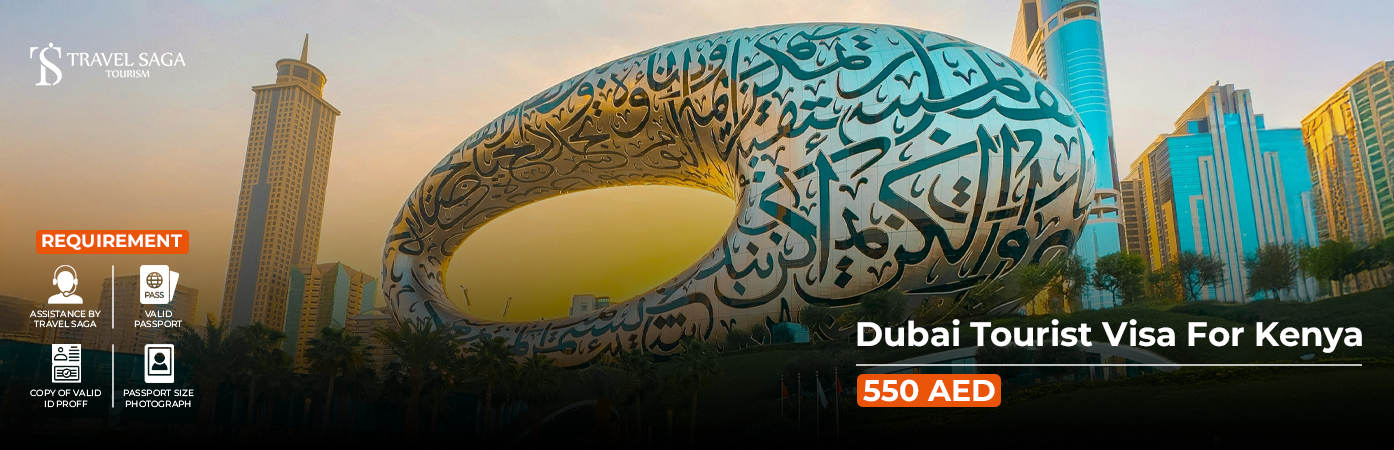 Dubai Tourist Visa for Kenya BT Banner by Travel Saga Tourism