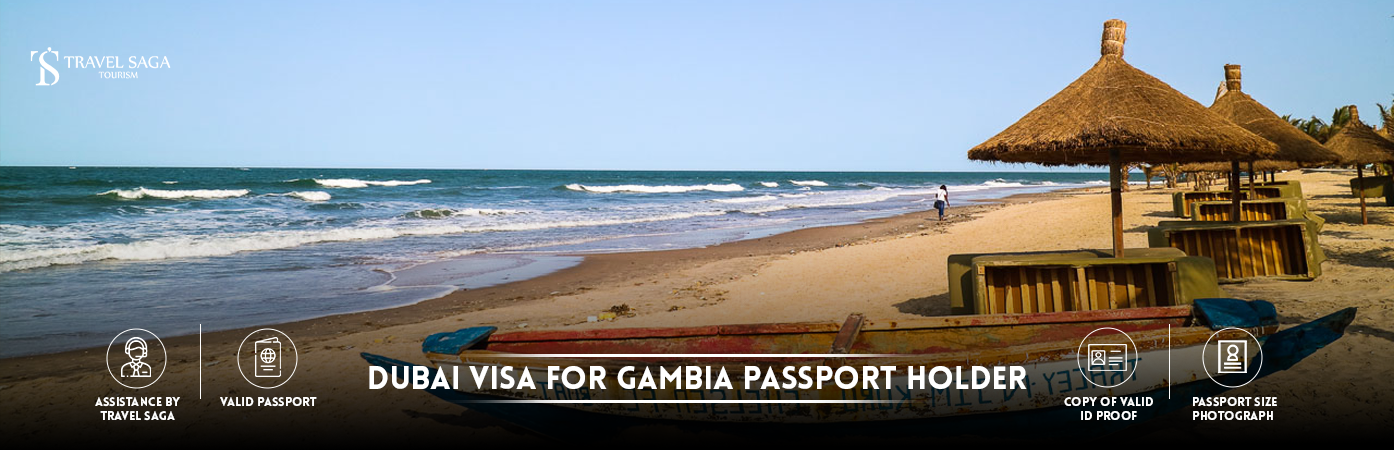 dubai visa for gambia passport holder | Dubai visa from Gambia BT Banner by Travel Saga Tourism