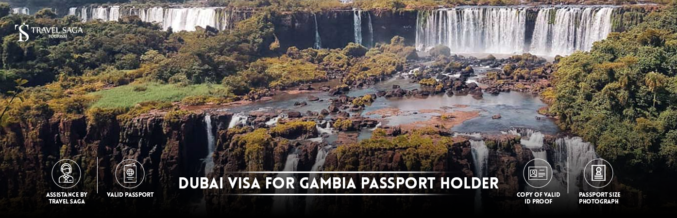 Dubai visa from Gambia | Dubai tourist visa for Gambia citizens BT Banner by Travel Saga Tourism