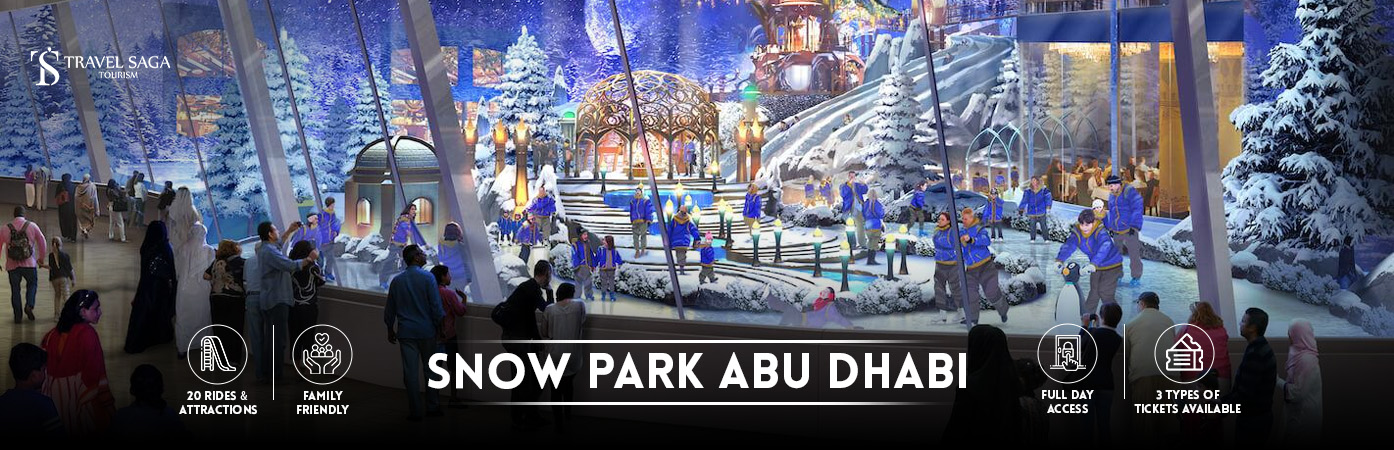 snow Abu Dhabi tickets | snow park Abu Dhabi ticket price BT banner Travel Saga Tourism