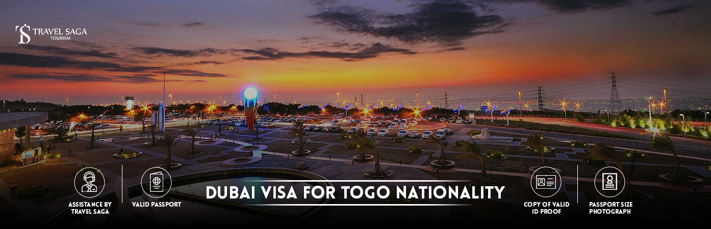 Dubai Visa for Togo Nationality | Dubai visit Visa for Togo citizens BT Banner by Travel Saga Tourism