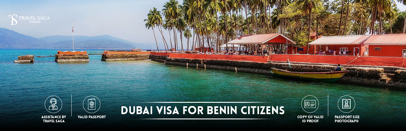 Dubai tourist Visa for Benin Citizens | Dubai Visa from Benin BT Banner by Travel Saga Tourism