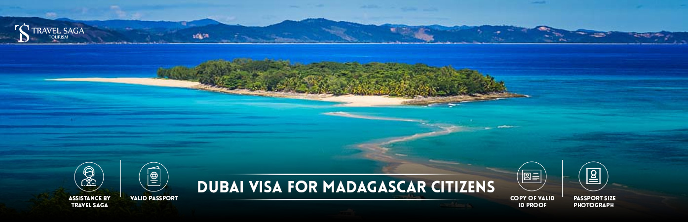 Dubai Visa from Madagascar | Dubai visit Visa for Madagascar citizens BT Banner by Travel Saga Tourism