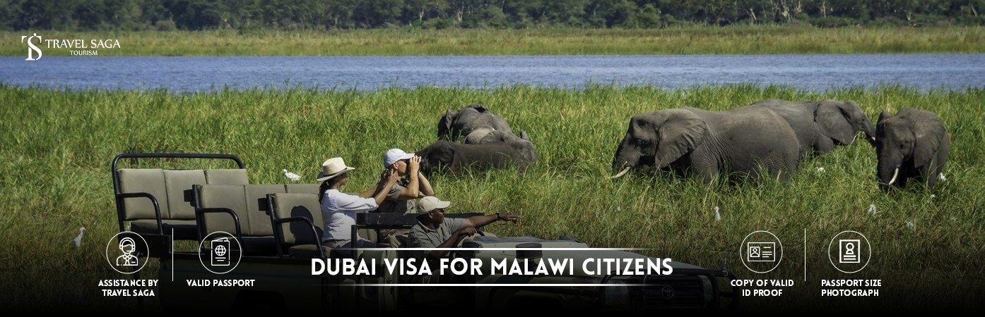 Dubai visa for Malawi Citizens | Dubai Visa from Malawi BT Banner by Travel Saga Tourism