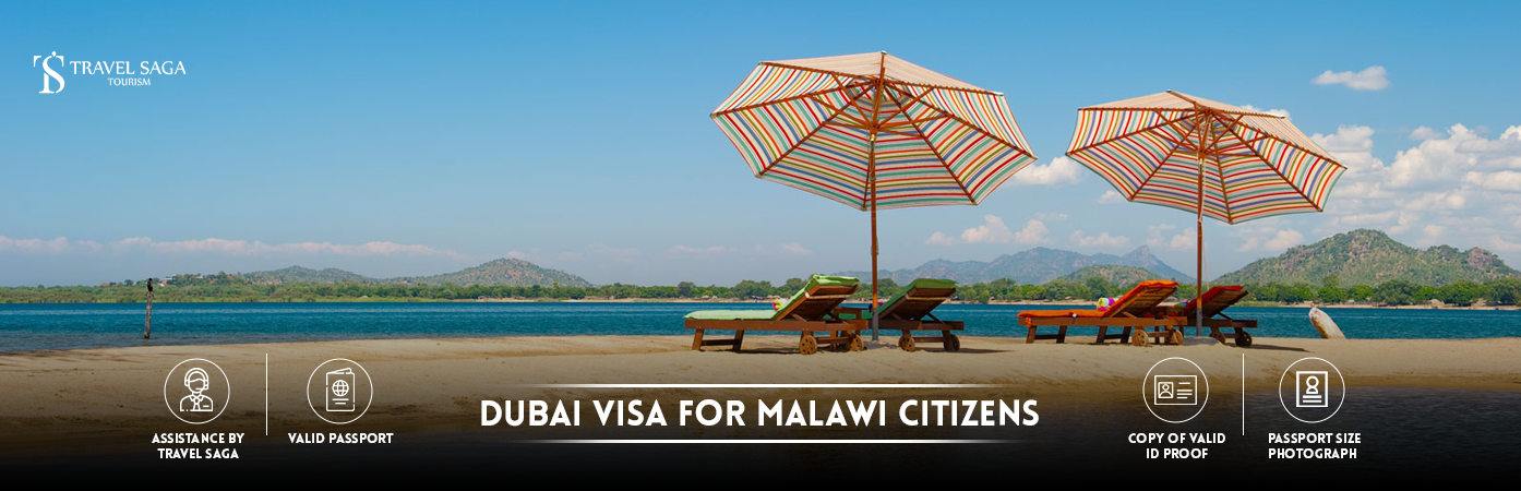 Dubai visa for Malawi Citizens | Dubai visit Visa for Malawi citizens BT Banner by Travel Saga Tourism