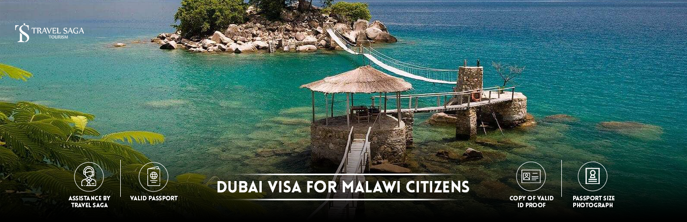 Dubai Visa from Malawi | Dubai visit Visa for Malawi citizens BT Banner by Travel Saga Tourism