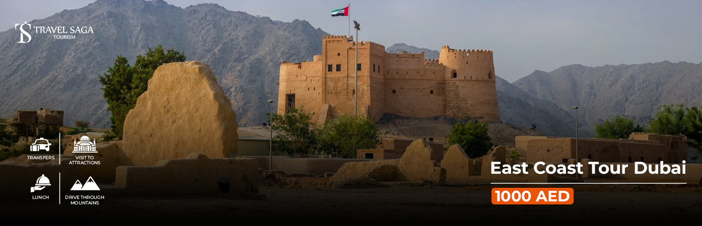 East Coast Tour Dubai BT Banner by Travel Saga Tourism