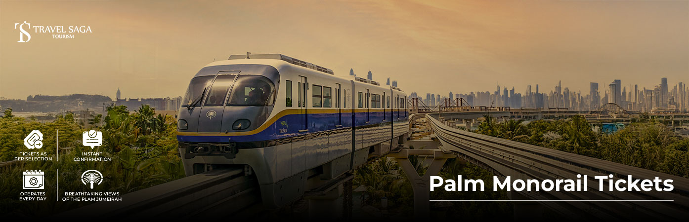 Book Palm Monorail Tickets scenic Palm Jumeirah ride