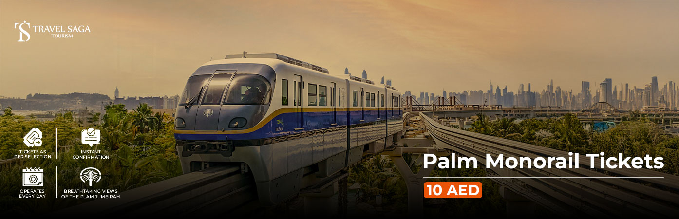 Book Palm Monorail Tickets scenic Palm Jumeirah ride