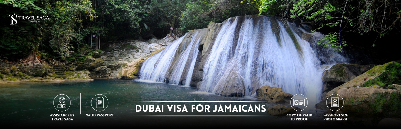 dubai visa for jamaicans | Dubai visit visa for Jamaica citizens BT Banner by Travel Saga Tourism