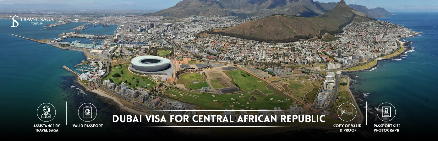 Dubai visa for Central African Republic | Dubai visit visa for Central African Republic BT Banner by Travel Saga Tourism