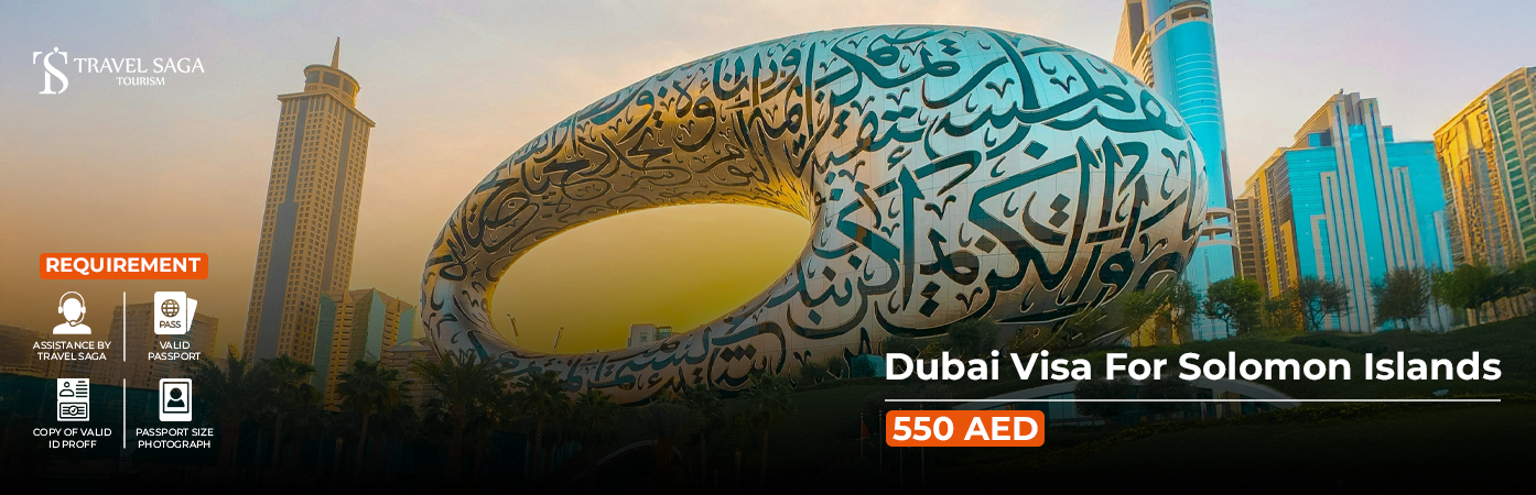 Dubai Visa for Solomon Islands BT Banner by Travel Saga Tourism