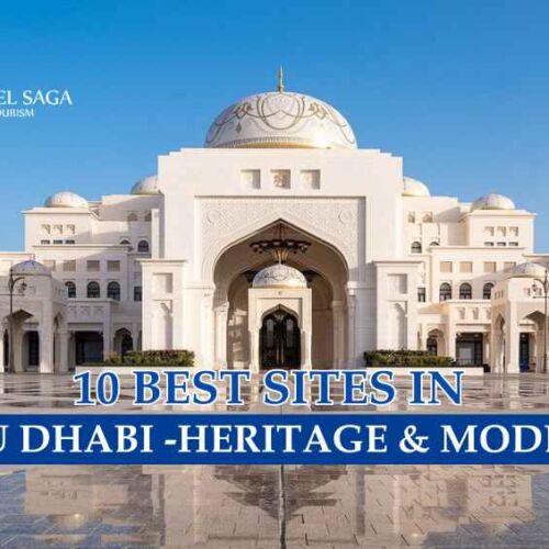 Heritage & Modern Abu Dhabi blog banner by Travel Saga Tourism