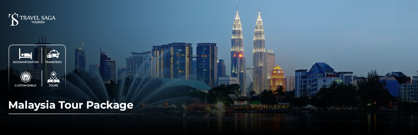 Malaysia Holiday Package showcasing Kuala Lumpur skyline and tropical islands