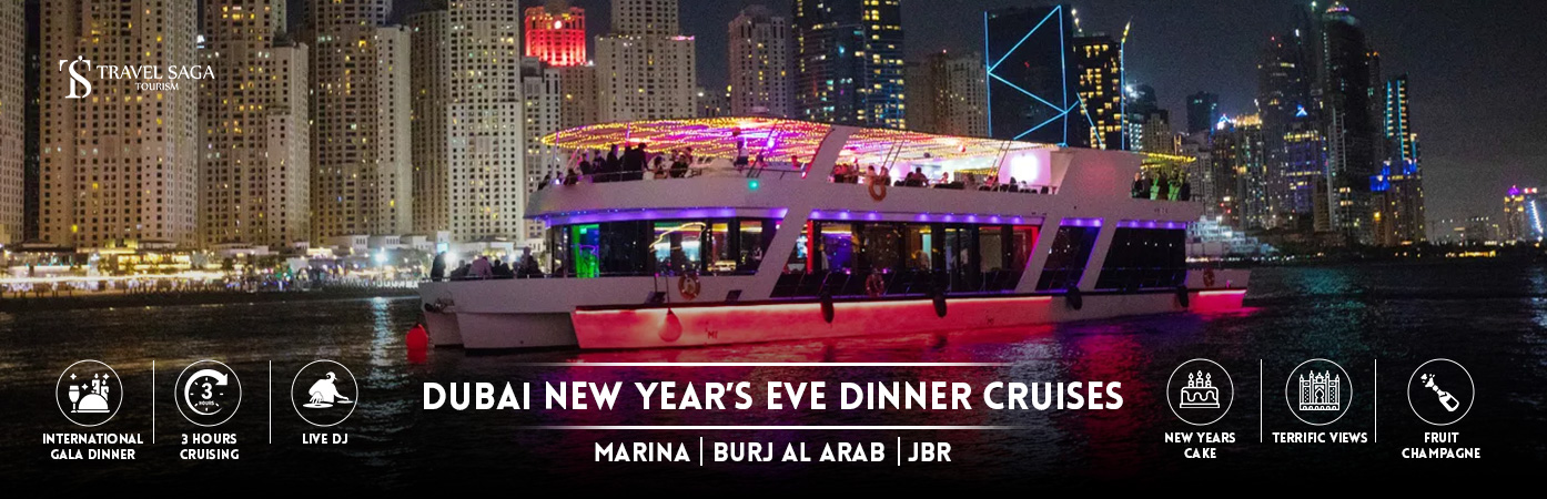 New Year Eve Cruises | New Year Cruise Party BT banner Travel Saga Tourism.