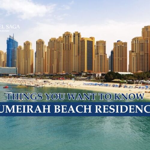 Jumeirah Beach Residence (JBR) blog banner by Travel Saga Tourism