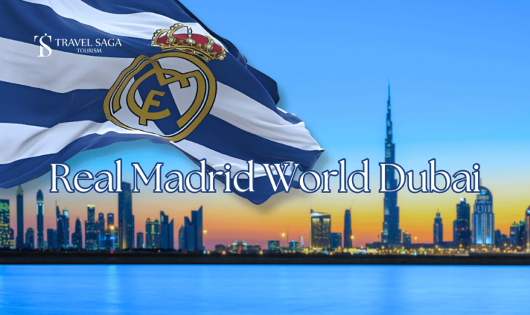Real Madrid World Dubai | Real Madrid World rides Blog Banner by Travel Saga Tourism