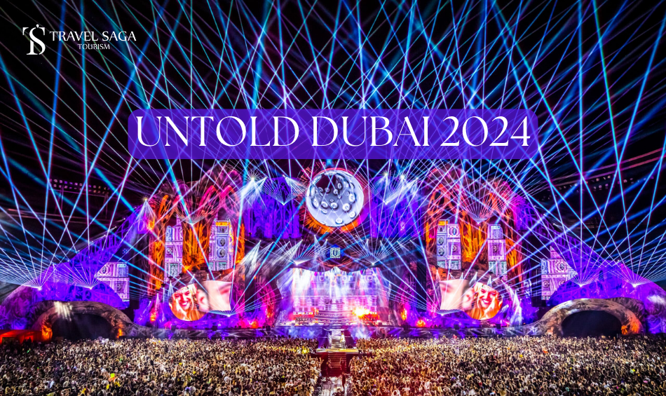 Untold Dubai 2024 blog banner by Travel Saga Tourism