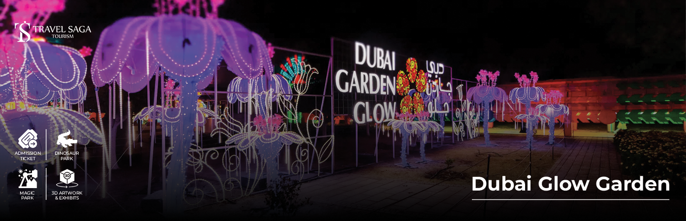 Book Dubai Glow Garden Tickets glowing light attraction