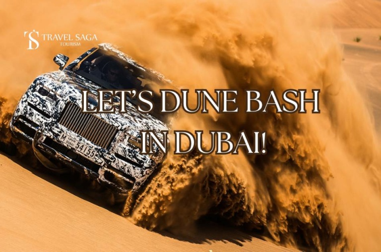 Dune Bashing in Dubai Travel Saga Tourism