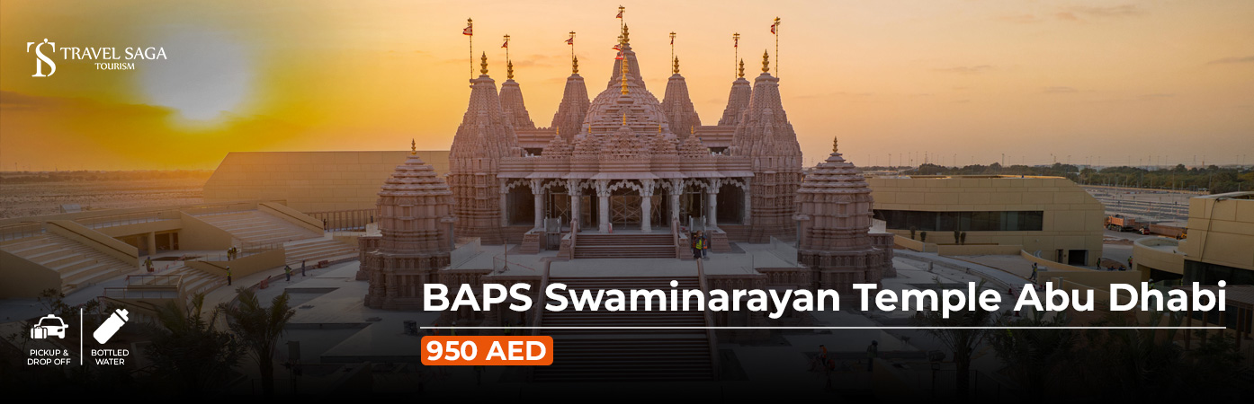 Book BAPS Swaminarayan Temple Abu Dhabi Tour temple exterior view
