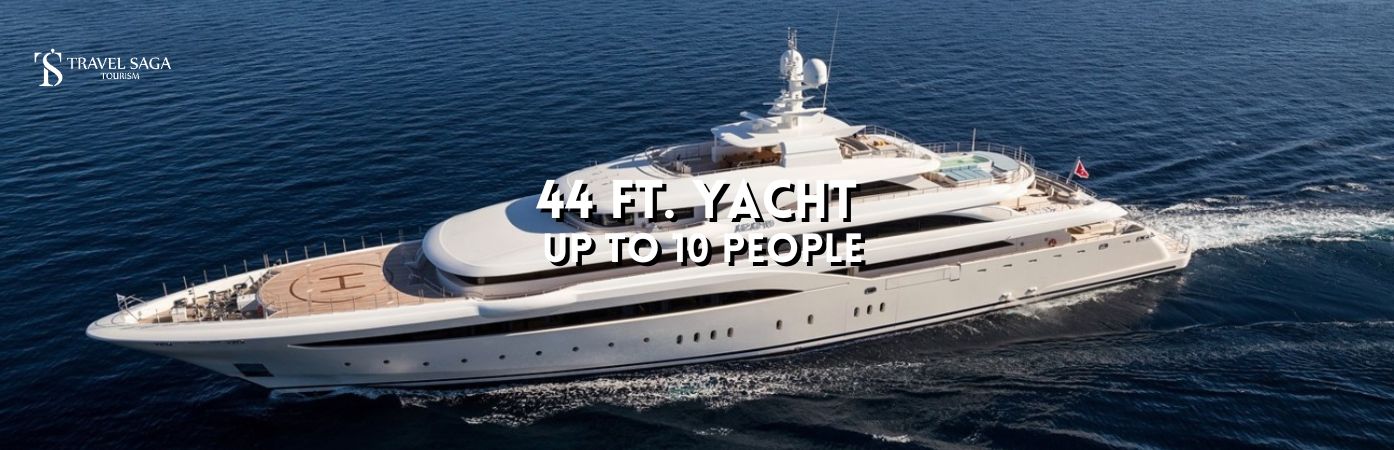 44 Ft Yacht | 44 Ft Yacht Dubai bt banner by Travel Saga Tourism