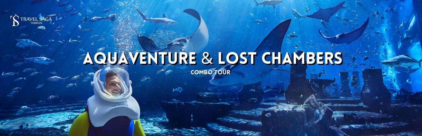 Atlantis Aquaventure Dubai and Lost Chambers | atlantis aquaventure Dubai bt banner Travel Saga Tourism