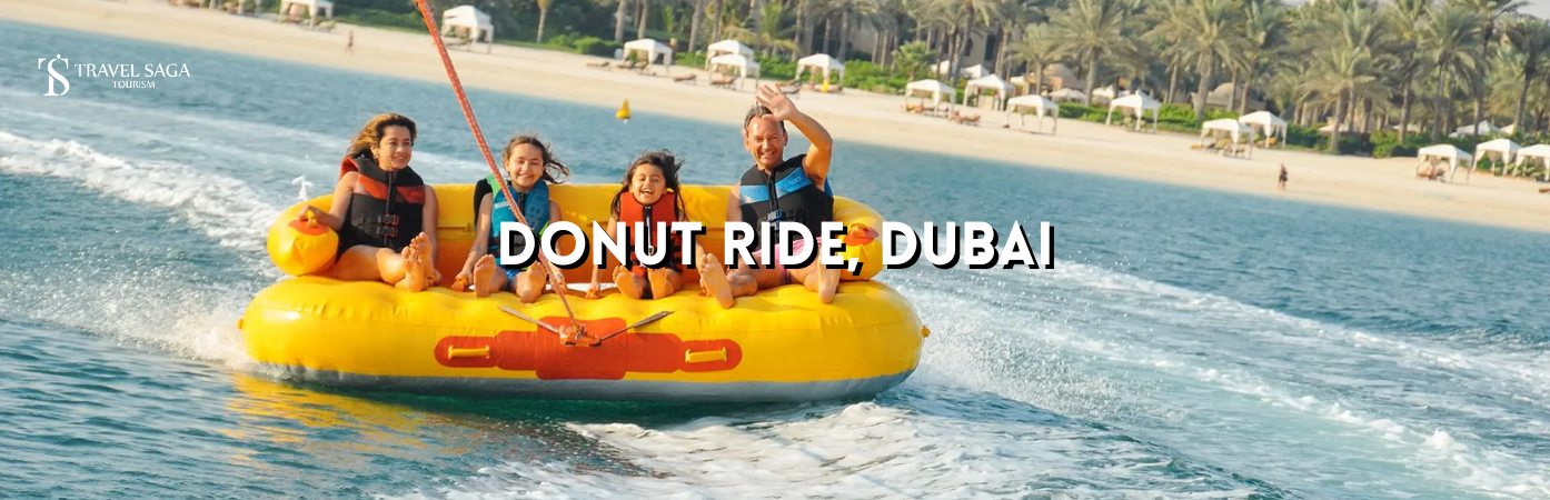 Donut Ride In Dubai bt banner by Travel Saga Tourism