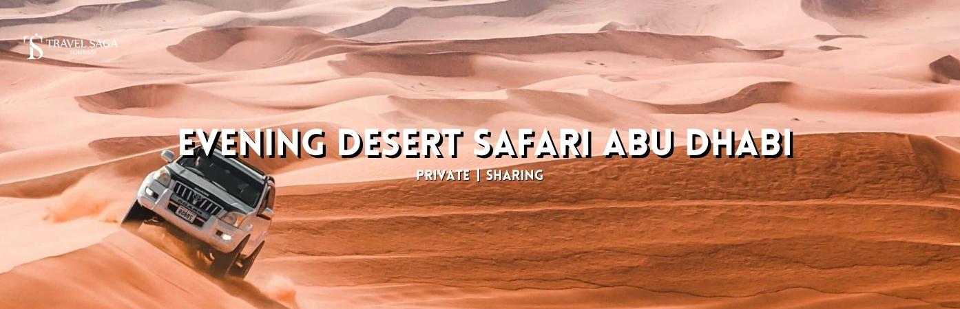 abu dhabi evening desert safari BT banner Travel Saga Tourism