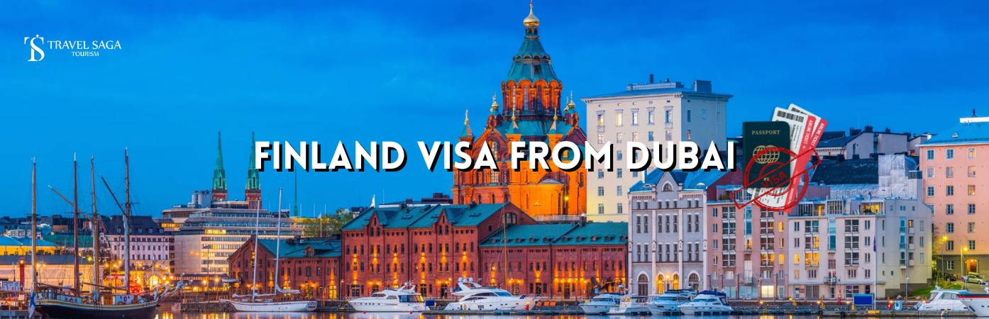 Finland Schengen Visa From Dubai BT banner by Travel Saga Tourism