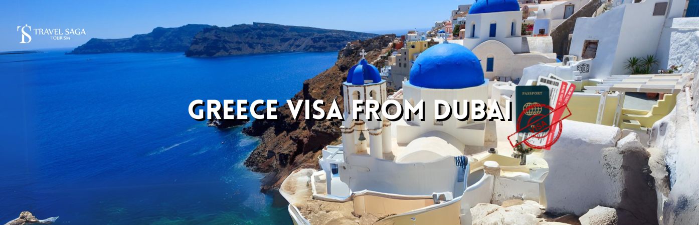 greece tourist visa | greece visit visa BT banner by Travel Saga Tourism