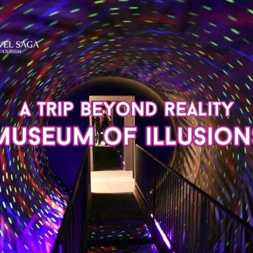 Museum of illusions ,Dubai blog banner by Travel Saga Tourism