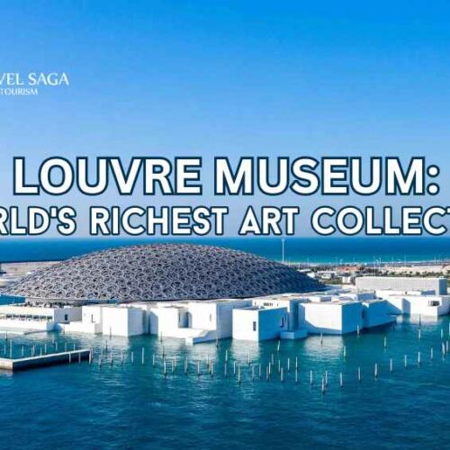 Louvre Museum blog banner by Travel Saga Tourism