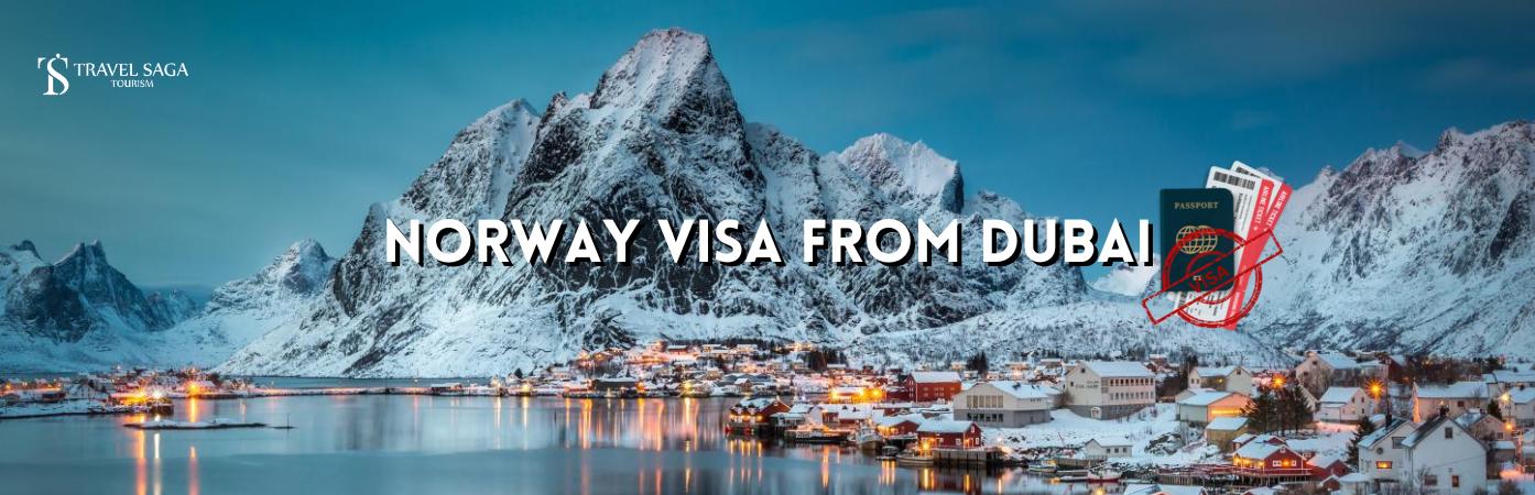 Norway Visa From Dubai BT banner by Travel Saga Tourism