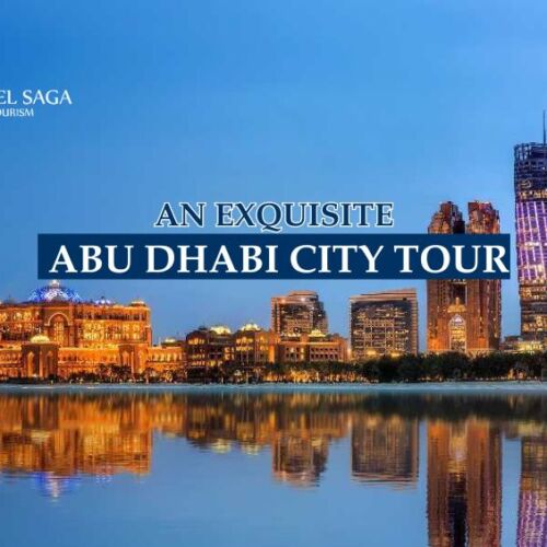 Abu Dhabi City Tour blog banner by Travel Saga Tourism