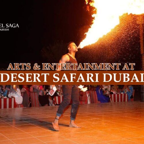 Desert Safari Dubai blog banner by Travel Saga Tourism