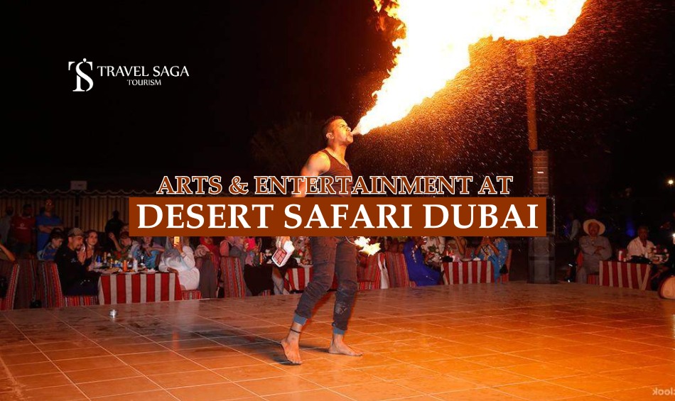 Desert Safari Dubai blog banner by Travel Saga Tourism