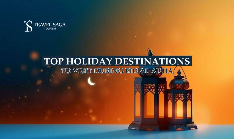 Eid Al Adha UAE and Eid Al Adha mubarak blog banner by Travel Saga Tourism