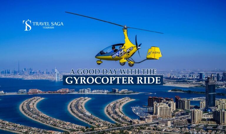 Gyrocopter Ride Dubai blog banner by Travel Saga Tourism