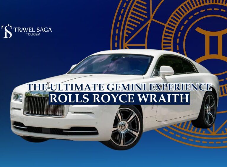 Rolls Royce Wraith and Rent a car in Dubai blog banner by Travel Saga Tourism