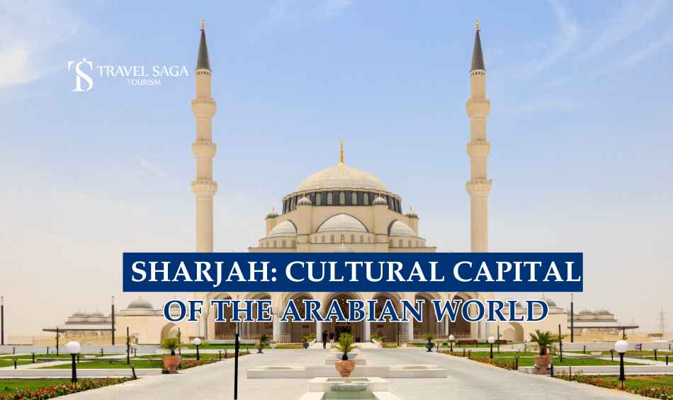 Sharjah mosque blog banner by Travel Saga Tourism