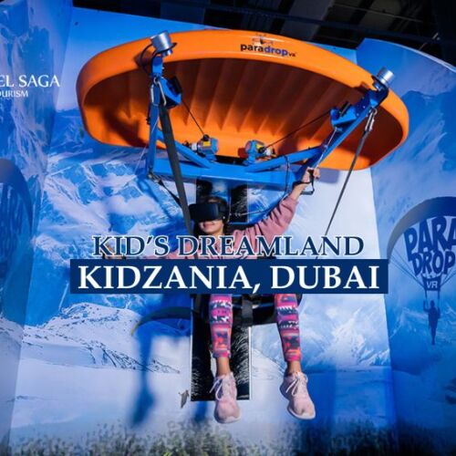 Kidzania, Dubai blog banner by Travel Saga Tourism