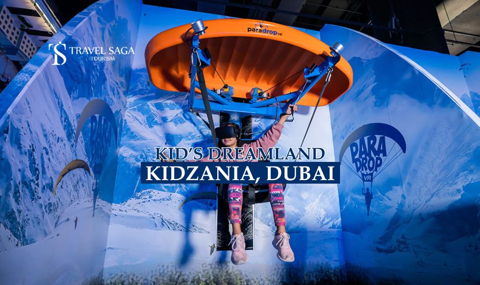 Kidzania, Dubai blog banner by Travel Saga Tourism