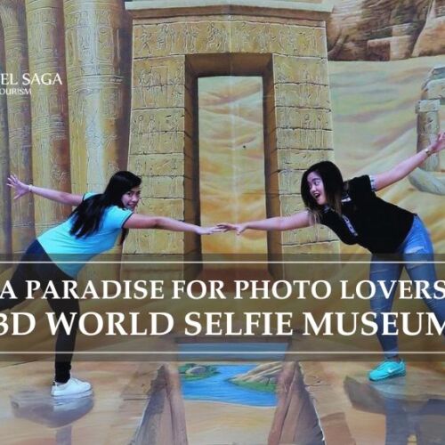 3D WORLD SELFIE MUSEUM DUBAI and 3D World Dubai blog banner by Travel Saga Tourism